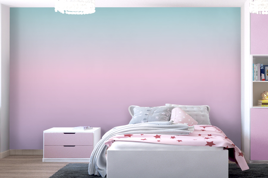 Wallpaper | Turquoise and pink gradient