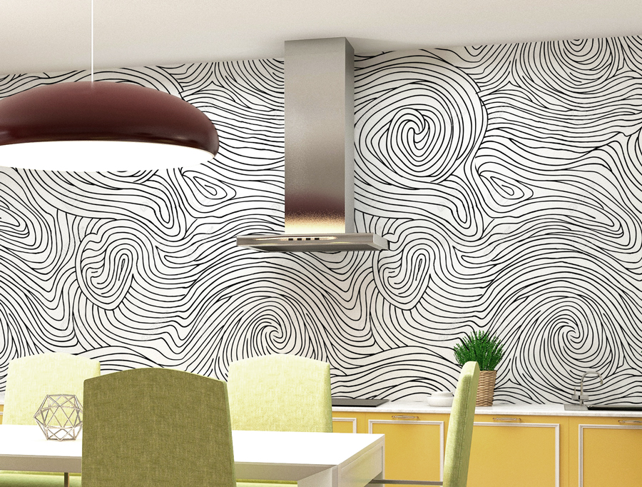 Wallpaper | Designed circular shapes