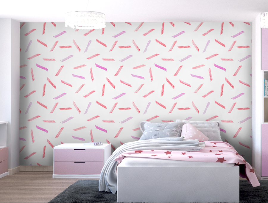 Wallpaper | Long pink candy