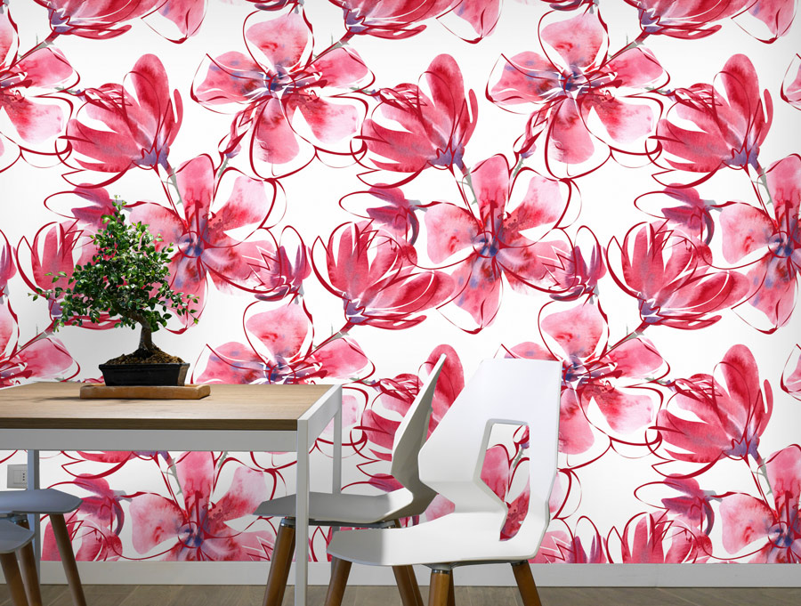 Wallpaper | Red flowers