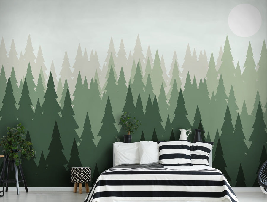 Wallpaper | Green forest