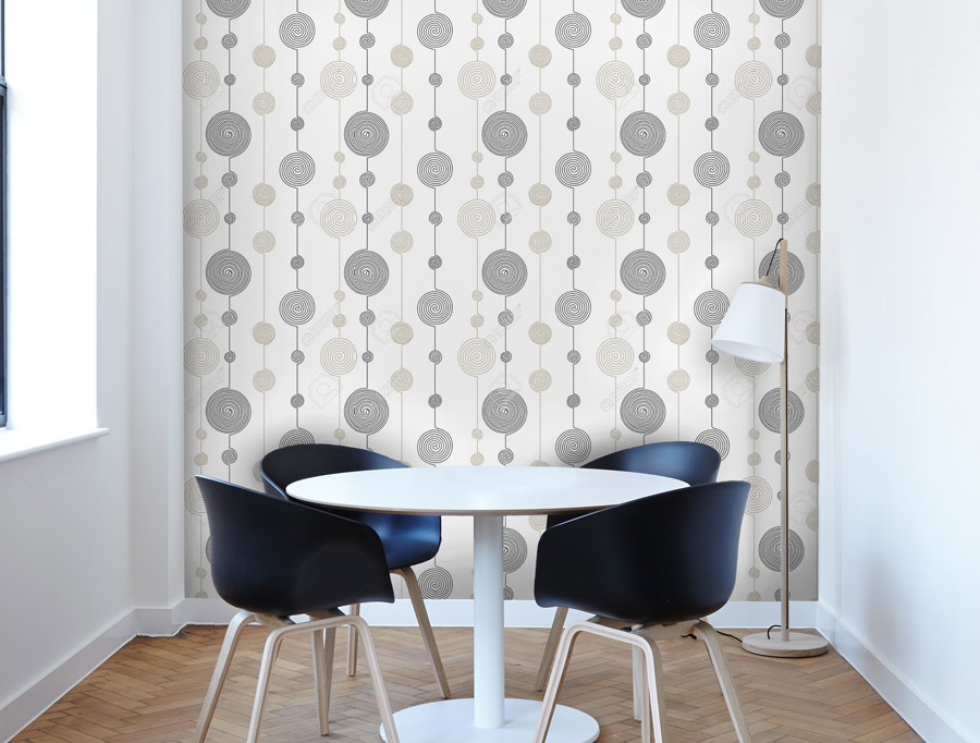 Wallpaper | Twirly decorations