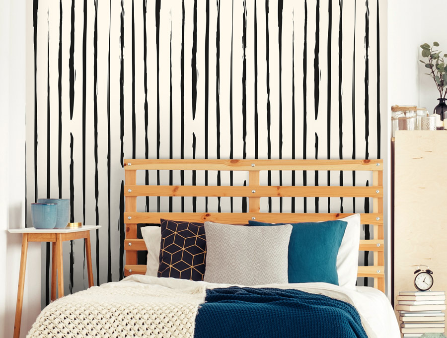 Wallpaper | Zebra wood pattern