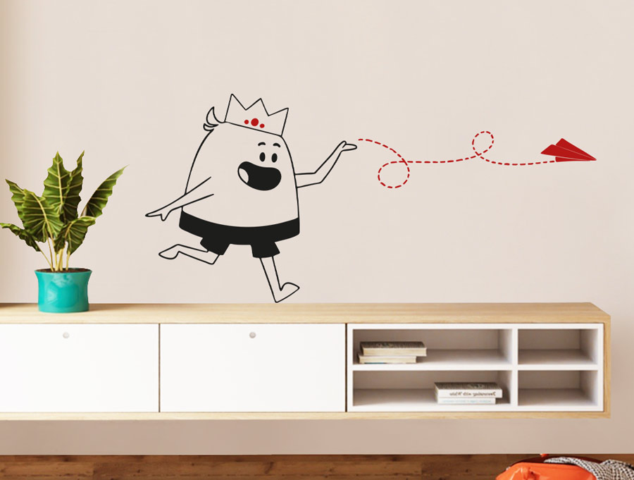 Wall sticker | Lil pit and a plane