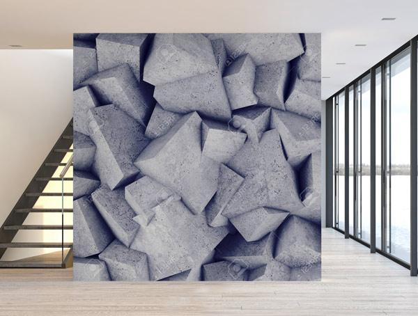 Wallpaper | Blue stones 3D