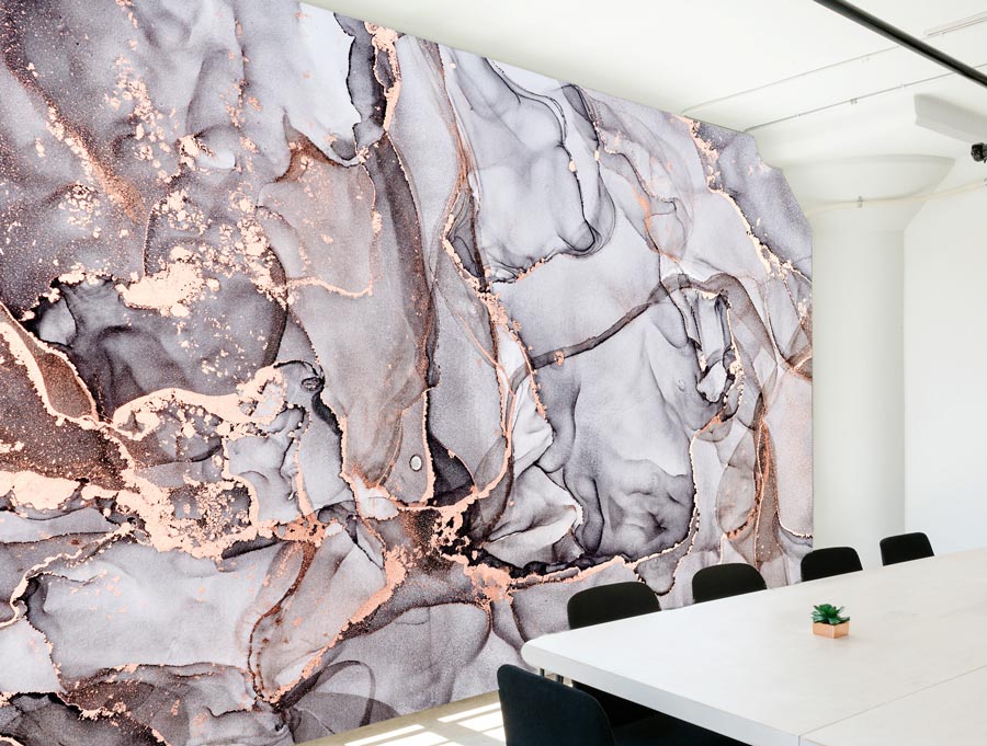 Wallpaper | Light grey luxurious marble