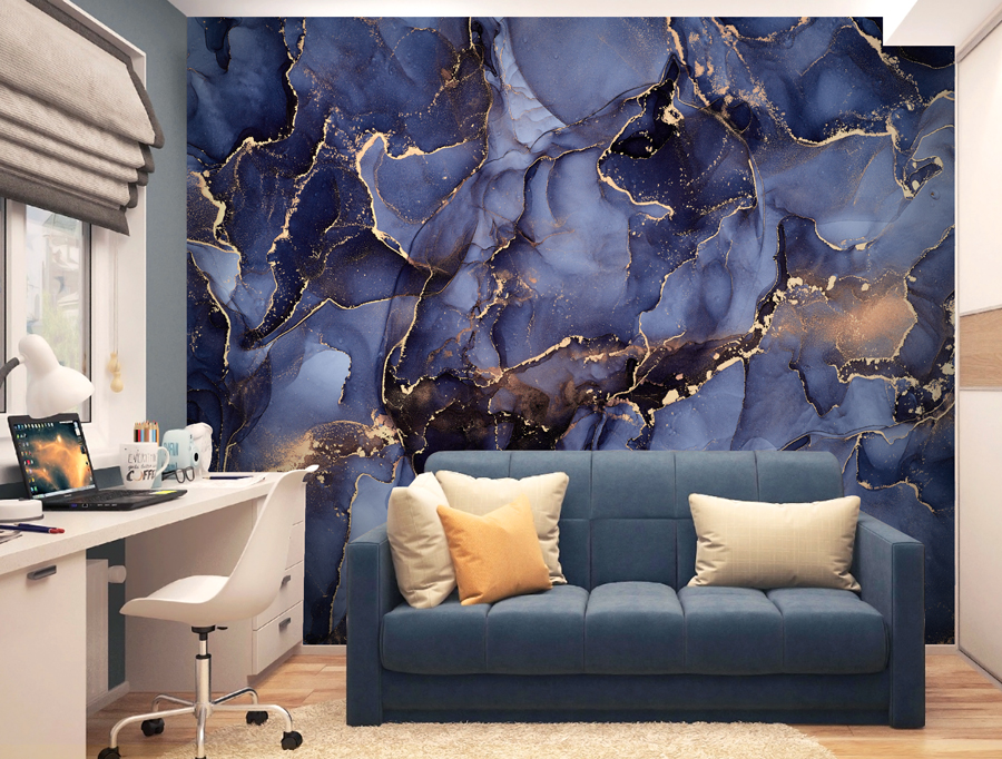 Wallpaper | Dark purple luxurious marble