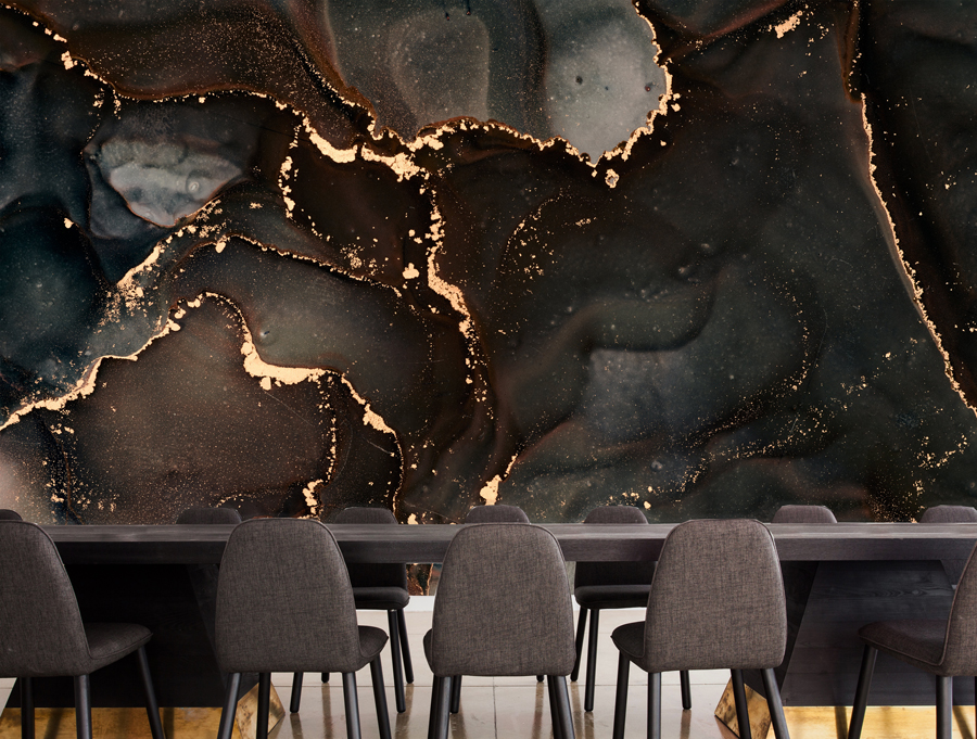 Wallpaper | Dark chocolate luxurious marble