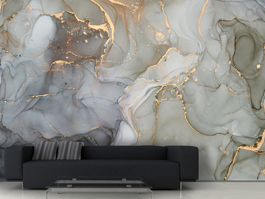Wallpaper | Shades of grey luxurious marble