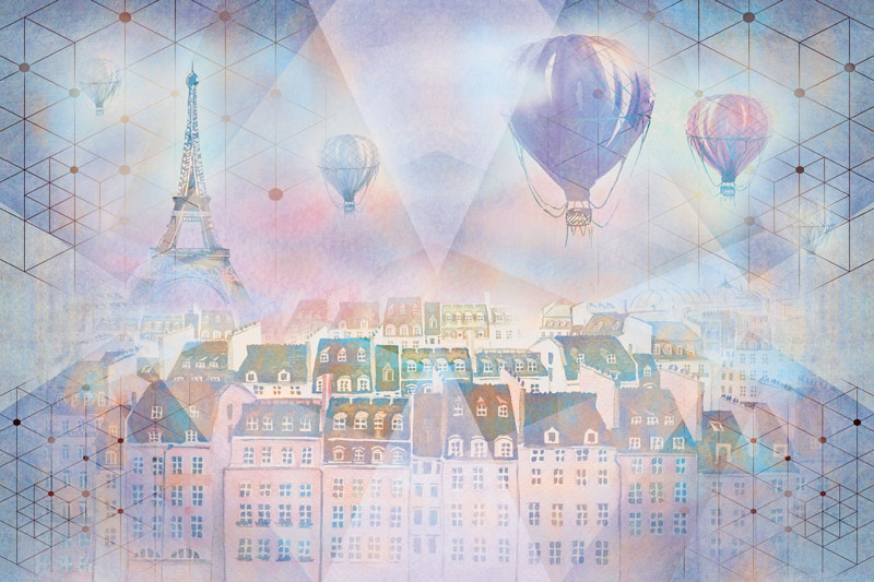 Wallpaper | Illustrated paris