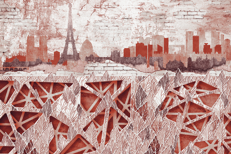 Wallpaper | Abstract red city