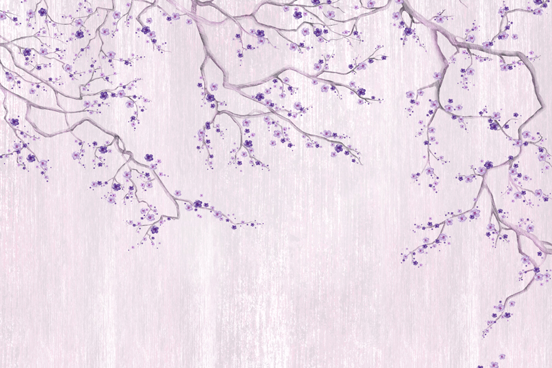 Wallpaper | Cherry tree purple