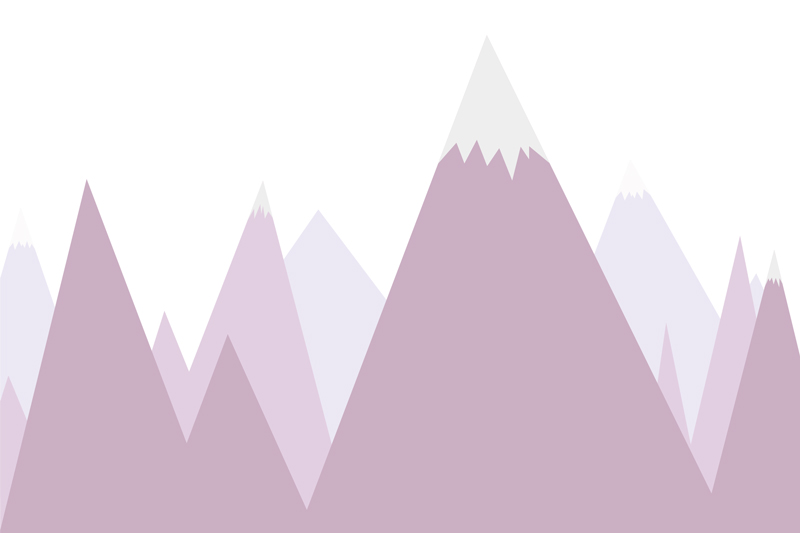 Wallpaper | Pink pointy hills