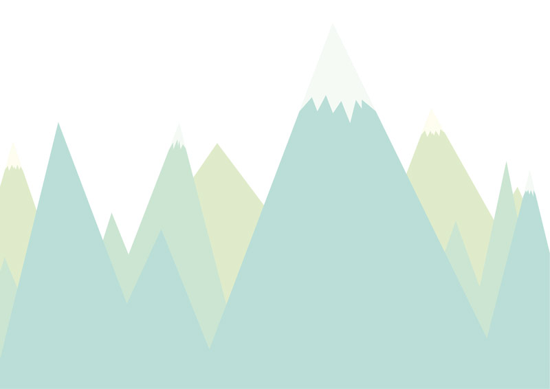 Wallpaper | Turquoise pointy hills
