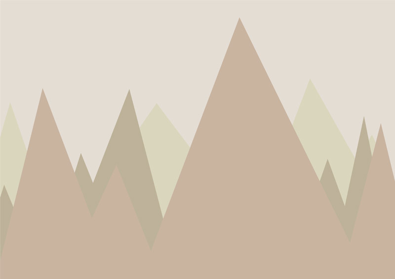 Wallpaper | Brown pointy hills
