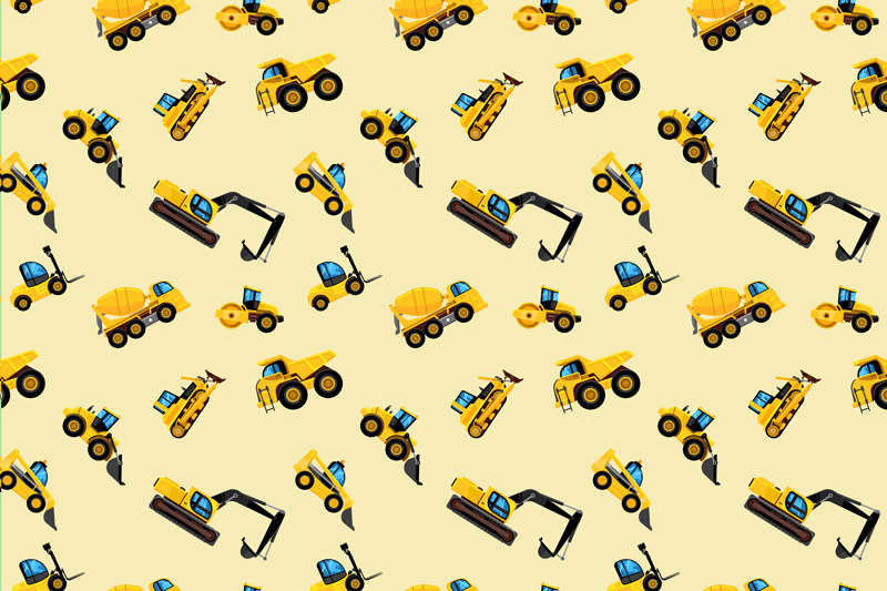 Wallpaper | Tractors and buldozers yellow background