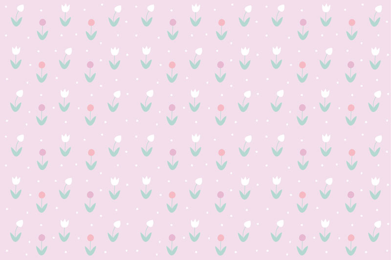 Wallpaper | Pink background and flowers