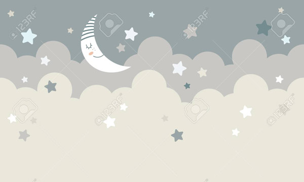 Wallpaper | Sleeping moon