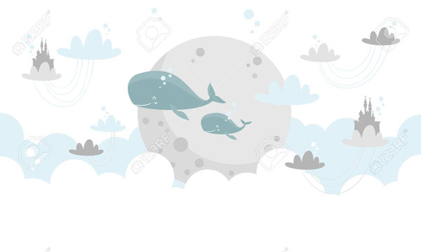 Wallpaper | Flying whales