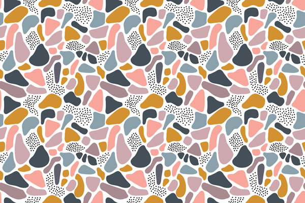 Wallpaper | Abstract shapes pink