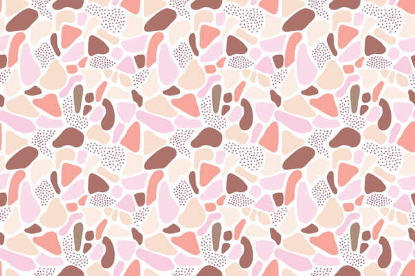 Wallpaper | Abstract shapes light pink