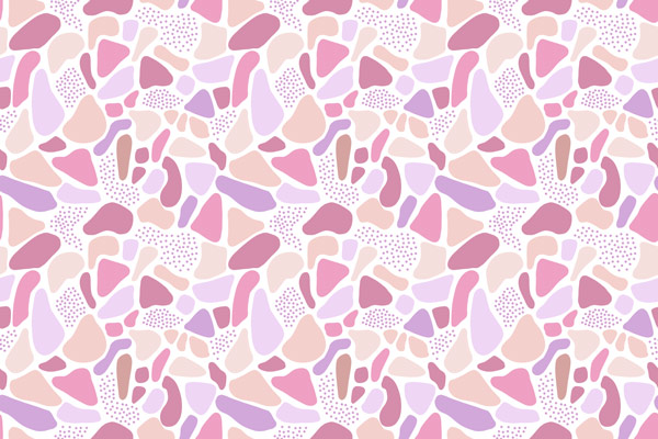 Wallpaper | Abstract shapes hot pink