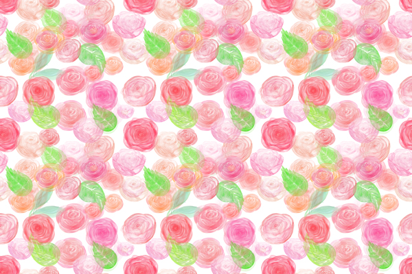 Wallpaper | Roses and leaves