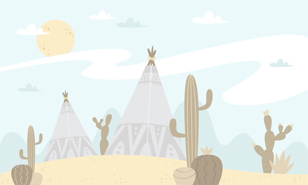 Wallpaper | Tents in the desert
