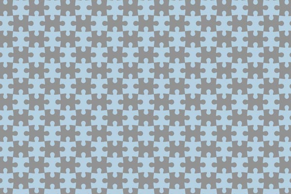 Wallpaper | Brown and blue puzzles