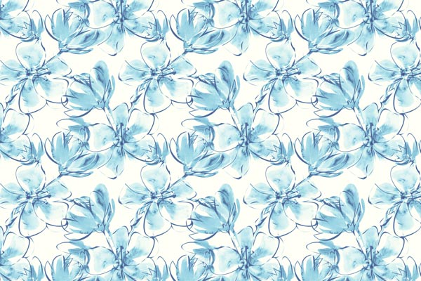 Wallpaper | Blue flowers