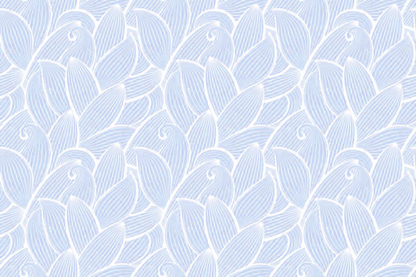 Wallpaper | Blue illustrated leaves