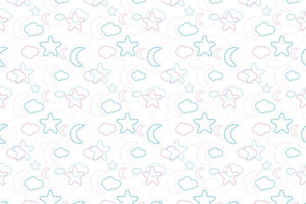 Wallpaper | Dashed stars and moons