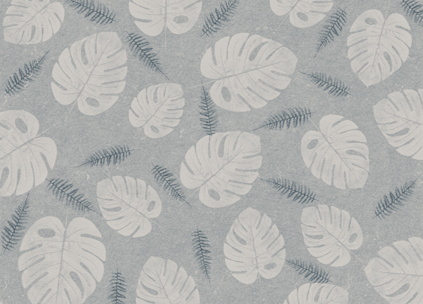 Wallpaper | Tropical pattern grey