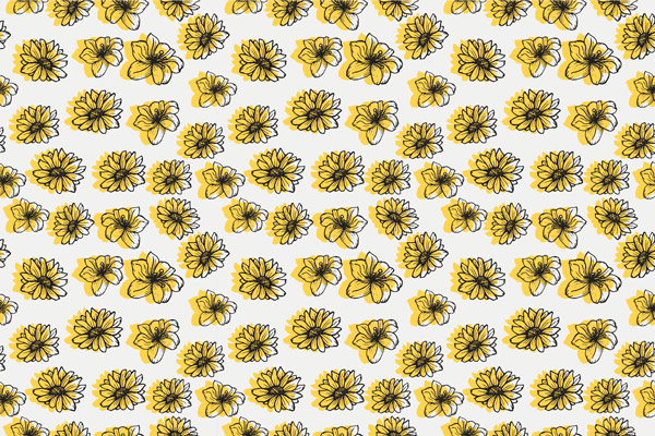 Wallpaper | Sunflowe pattern