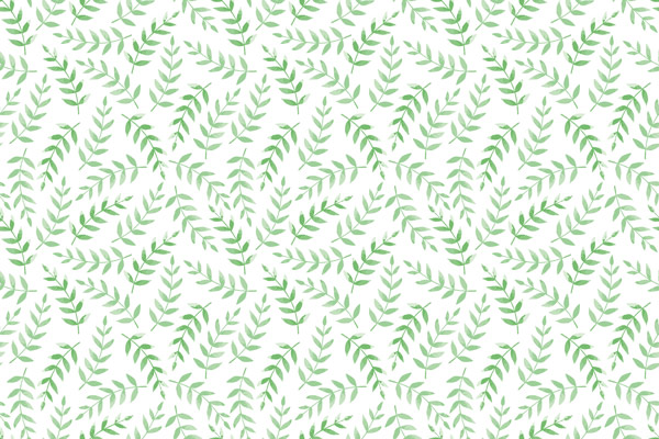 Wallpaper | Green leaves pattern