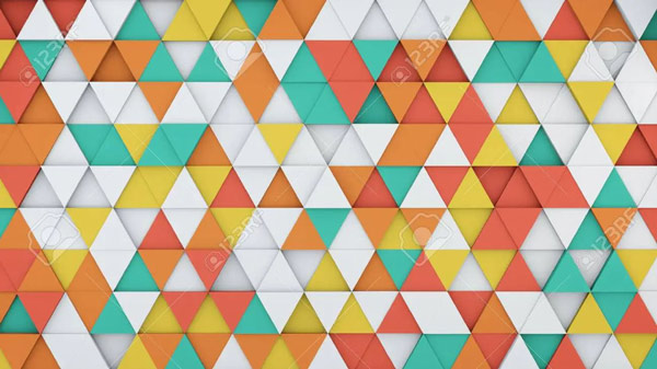 Wallpaper | Colorful triangles