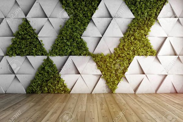 Wallpaper | Triangles and moss