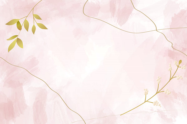 Wallpaper | Delicate leaf design pink