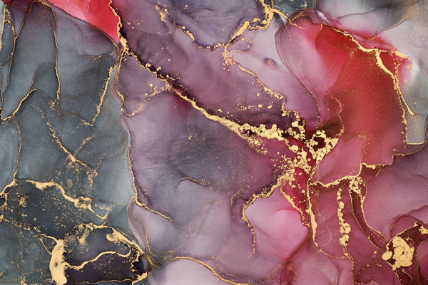 Wallpaper | Red luxurious marble