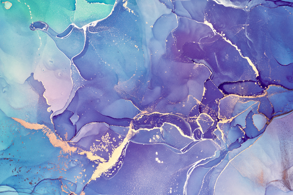 Wallpaper | Blue and purple luxurious marble