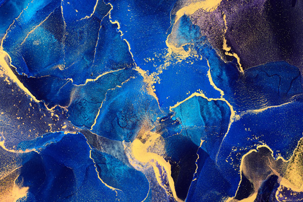 Wallpaper |Shining blue luxurious marble