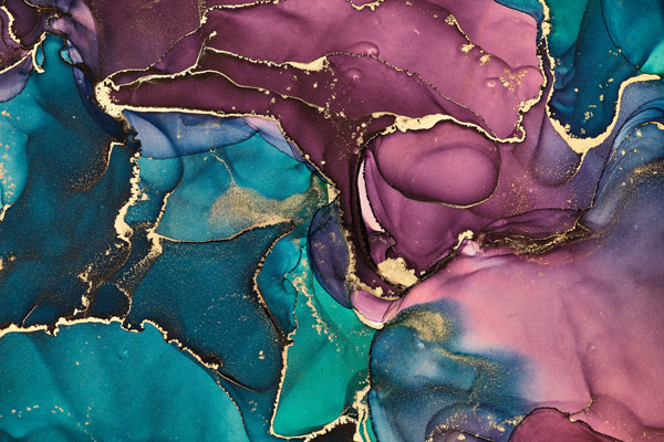 Wallpaper | Purple and blue luxurious marble
