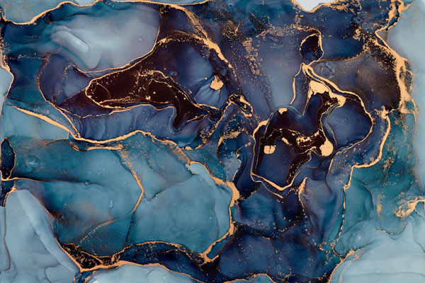 Wallpaper | Shades of blue luxurious marble