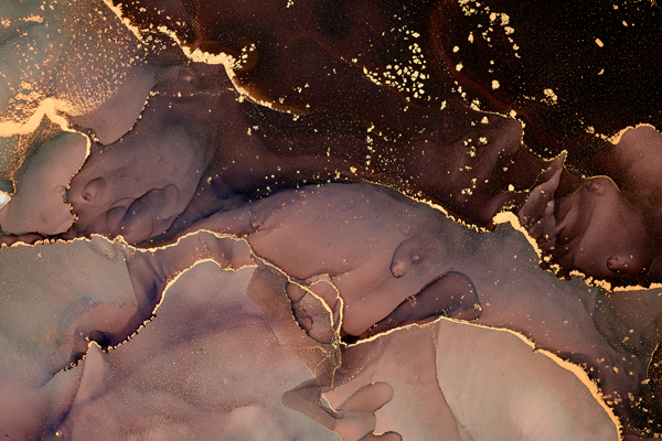 Wallpaper | Warm brown luxurious marble