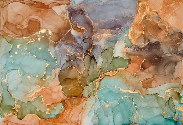 Wallpaper | Colorful luxurious marble
