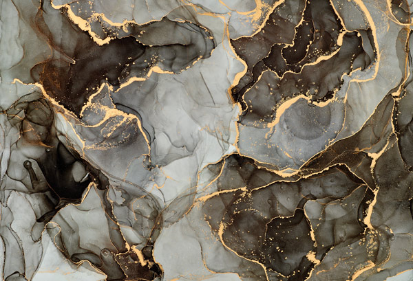 Wallpaper | Black and grey luxurious marble