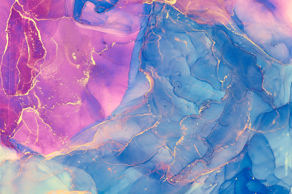 Wallpaper | Shinning blue and hot purple luxurious marble