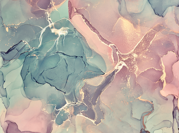 Wallpaper | Pastel green and pink luxurious marble