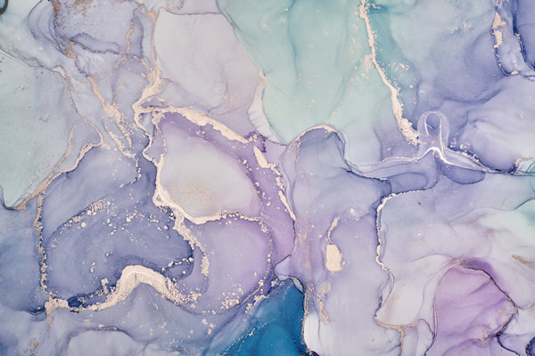 Wallpaper | Light blue and purple luxurious marble