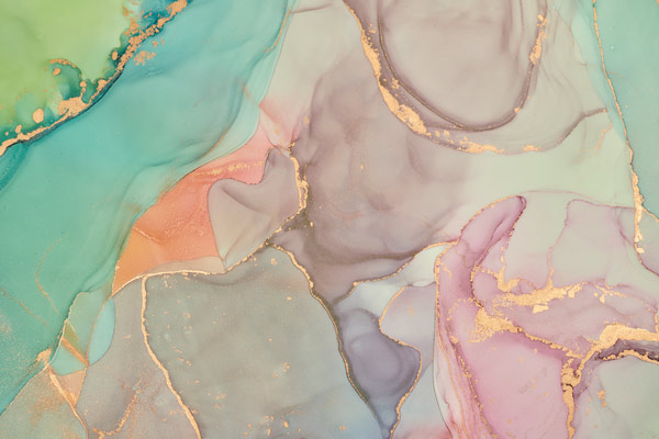 Wallpaper | Pastel shades of green luxurious marble